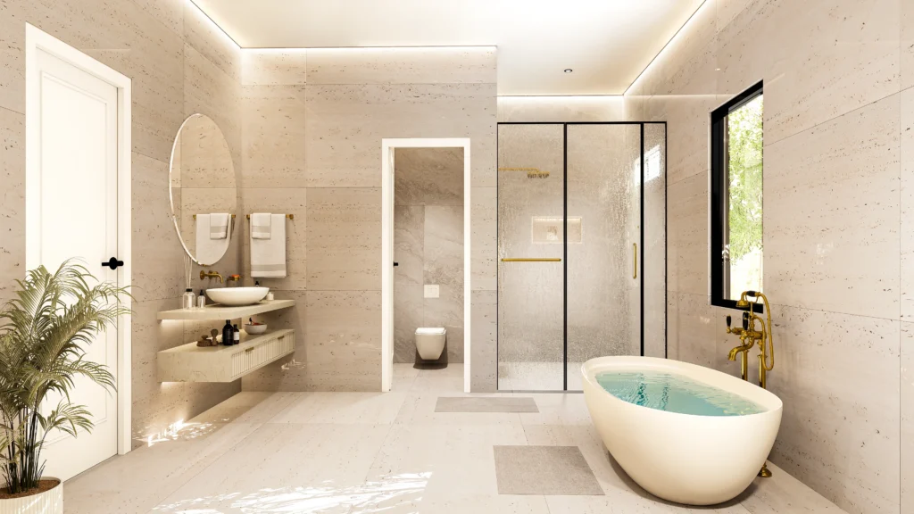 Calypso — Second floor master bathroom