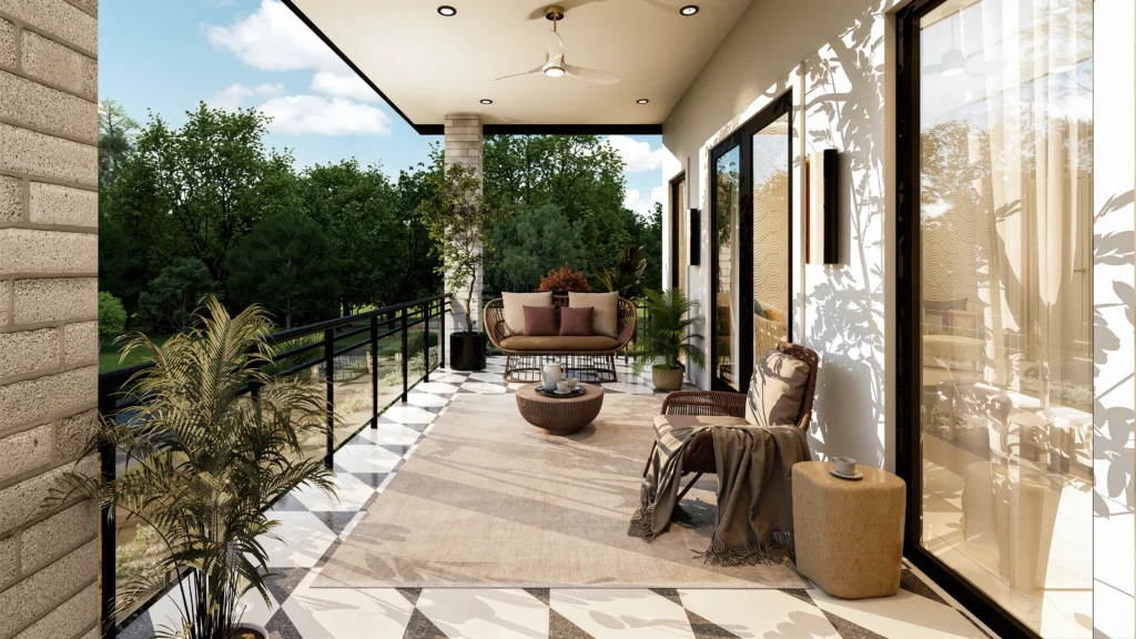Calypso — Master suite balcony